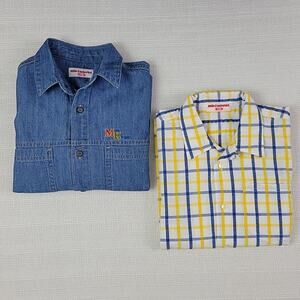 Miki House button-up Shirt Bundle Size 130‎